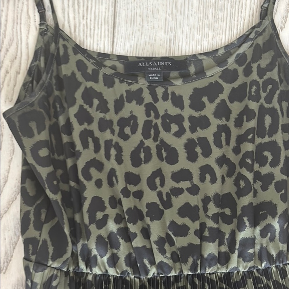 All saints leopard silk dress - Picture 2 of 4